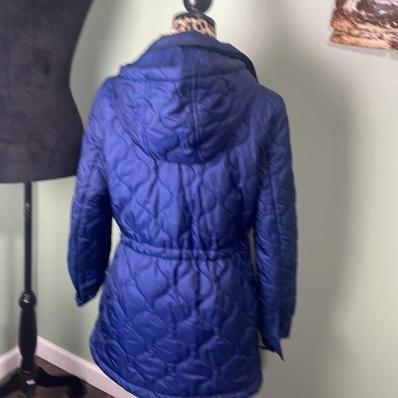 French connection navy blue quilted jacket small - Picture 4 of 6